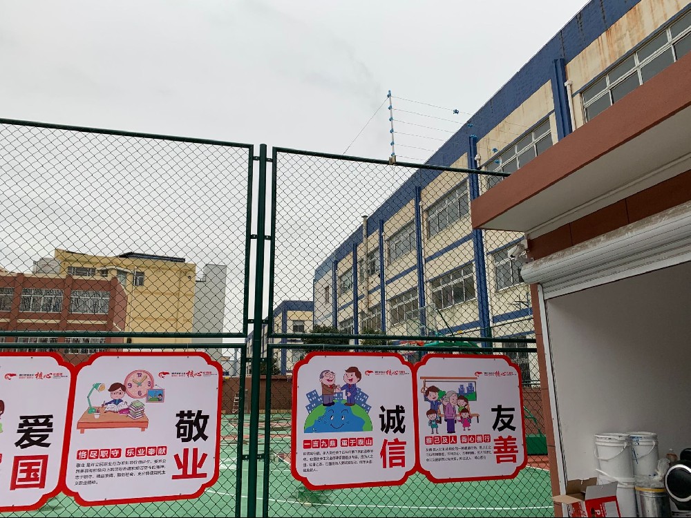 上海學(xué)校電子圍欄安裝測試完成