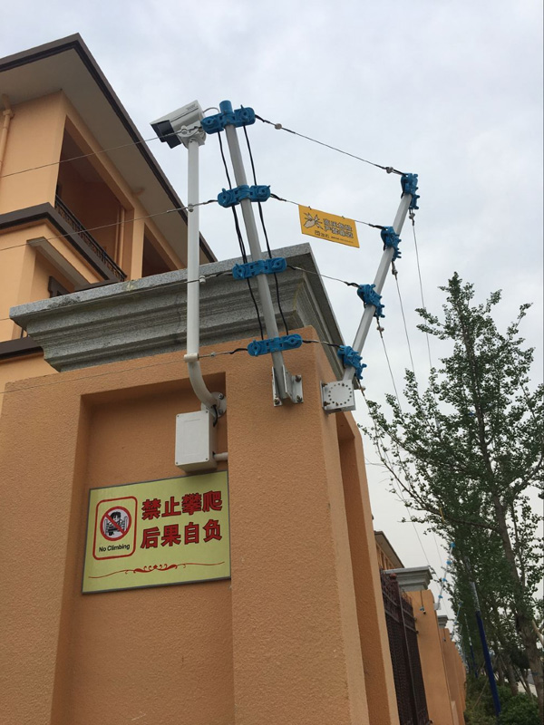 別墅安全電子圍欄美觀阻擋與報警一體